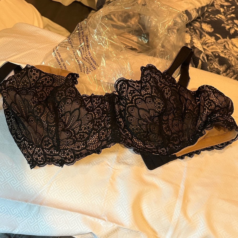Torrid Black Lace Underwire Bra